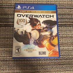 Overwatch best sale ps4 sale