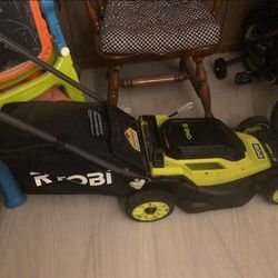 *LIKE  NEW* 18V Ryobi 13" Lawn Mower