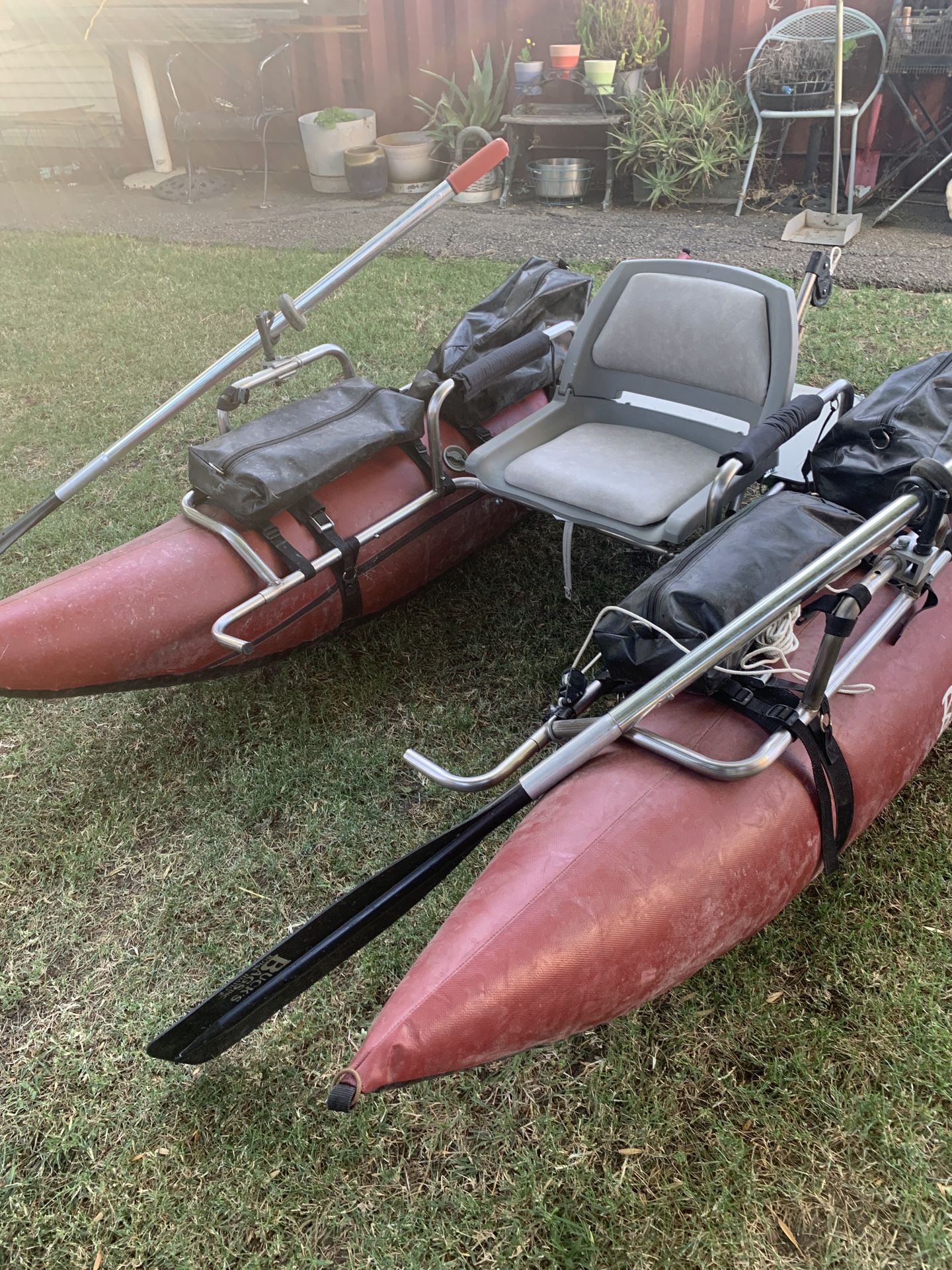 Bronco Bucks Bags Pontoon Boat