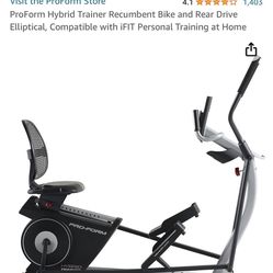 Elliptical/Bike Exercise Machine 