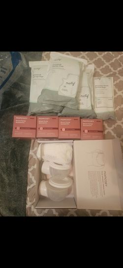 Pump and bags for milk