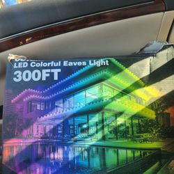 300FT LED Colorful Eaves Light 