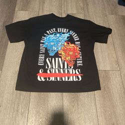 saints & sinners mens large shirt