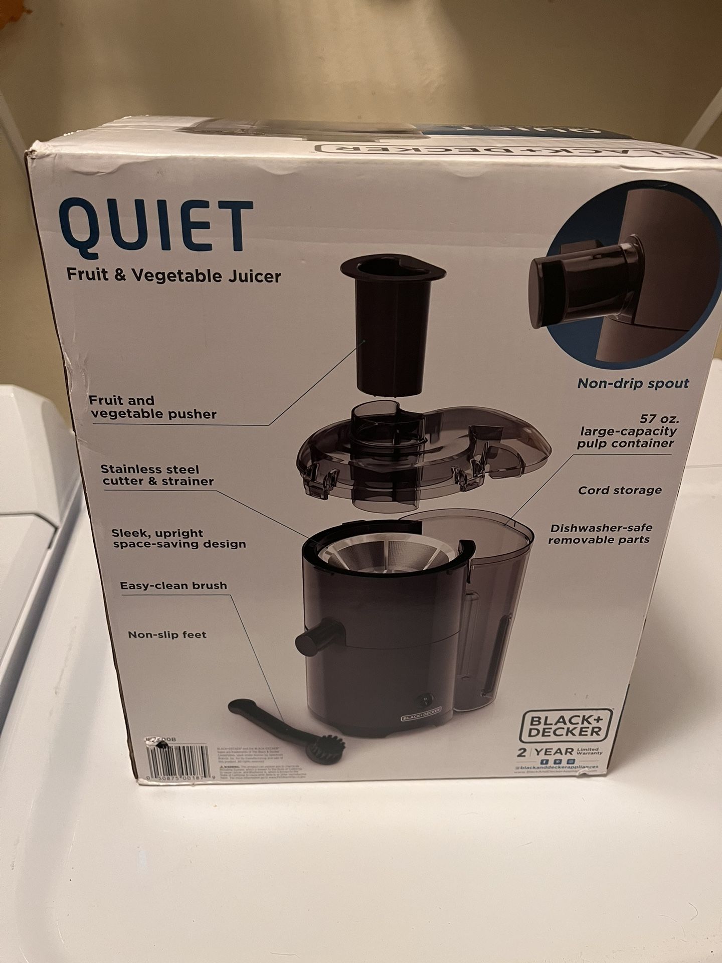 Black Decker Quiet Juicer