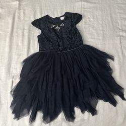 Lulurain Girls Navy Blue Dress 4t