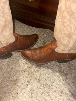 Armadillo skin boots size 7/15 8 all org from 1999