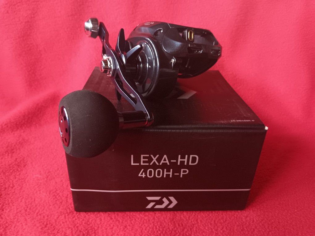 
NEW 
Daiwa Lexa 400 HD Baitcasting Reel - LX-HD400H-P
NO TAX