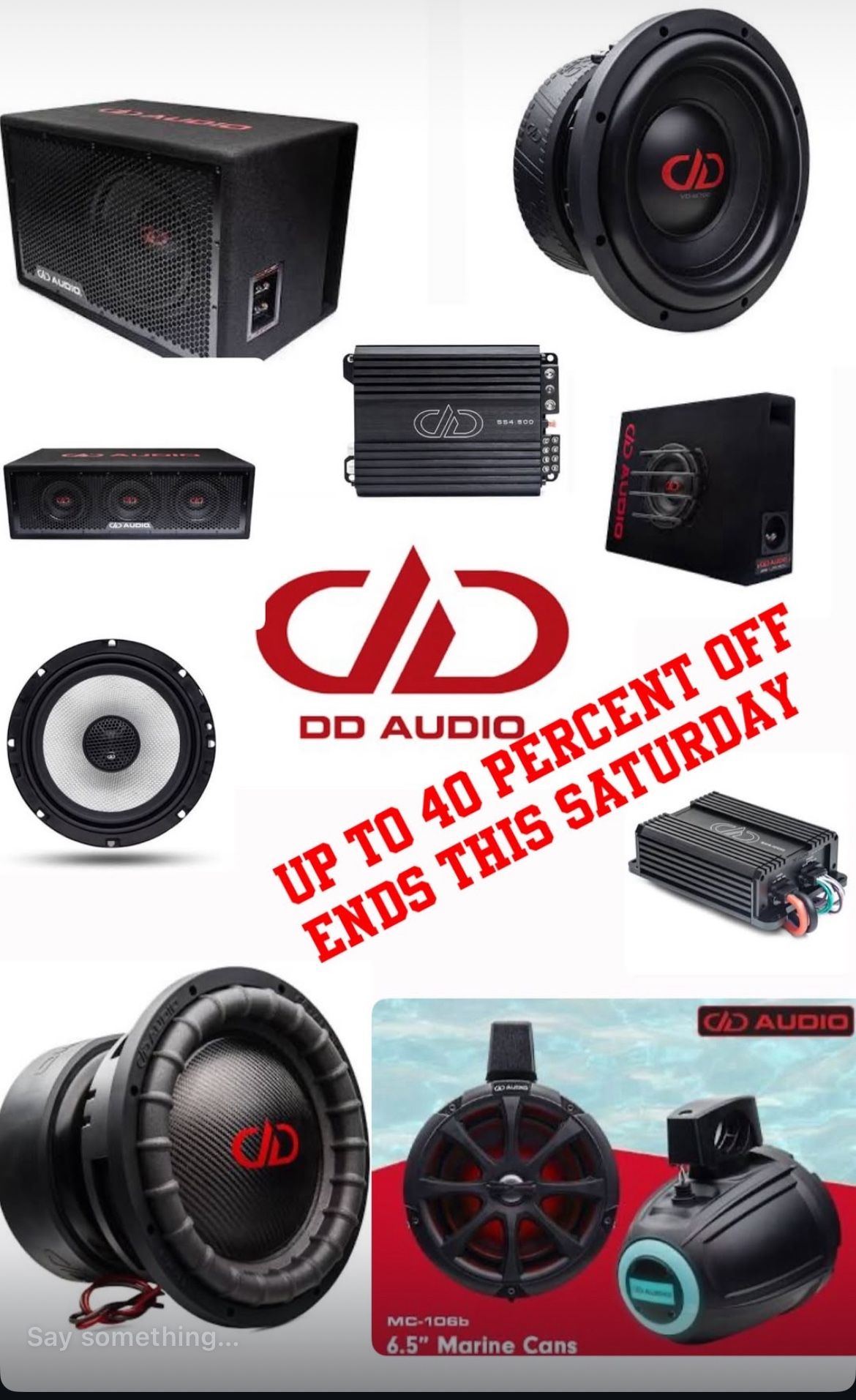 DD Audio 40% Off This Week Until Saturday