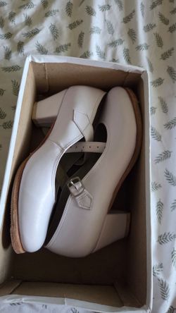 Folklorico white shoes for kids
