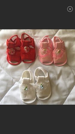 New Infant Lace Shoes 3 Pairs Bundle