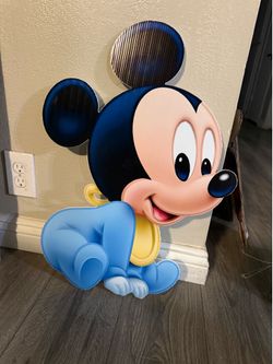 2 baby Mickey cutouts like new