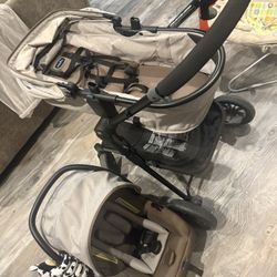 Evenflo Pivot Modular Travel System Desert Tan