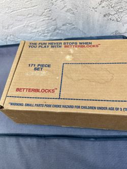 171 Pieces Better Blocks Vintage 90s With Box 