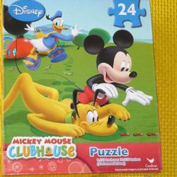 Disney Mickey Mouse & Goofy Jigsaw Puzzle – 24 Pieces – NEW