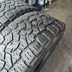 only 2 used tires Lt35x12.50r20 Toyo AT11 Open Country $250.00