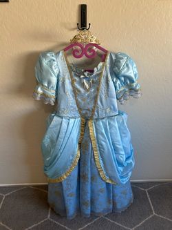 Girls Blue Princess Costume Dress
