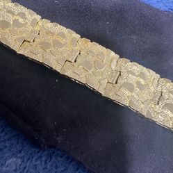 Gold Plated Men’s Bracelet $25 Brand New