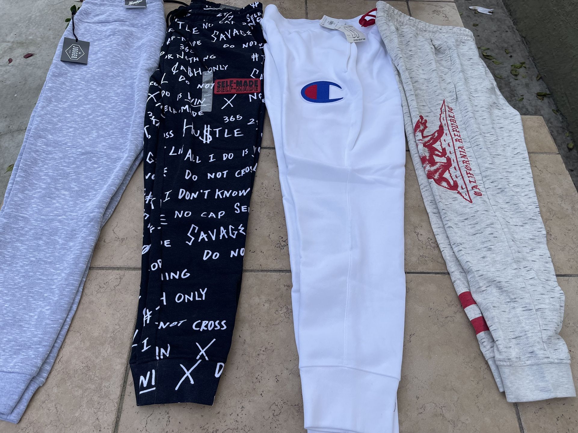 JOGGERS LARGE SET OF 4 NEW 