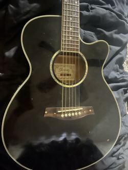 Black Electric Guitar