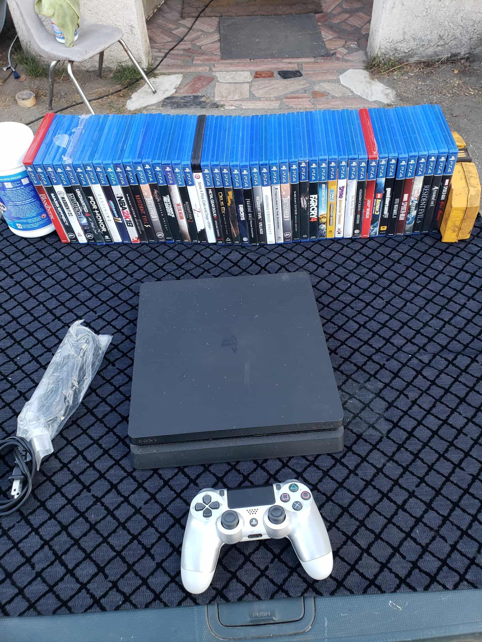 2018 PS4 Slim Playstation 4 1,000GB, 0 Games & 1 Control $160 firm... $20! Per Game or Combo with 5 Games is $220!. Free Delivered in person firm pric