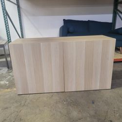 4ft ikea besta shelf white stained oak