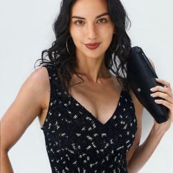 Cross-over Sleevelss Dress. Pre-owned-XS