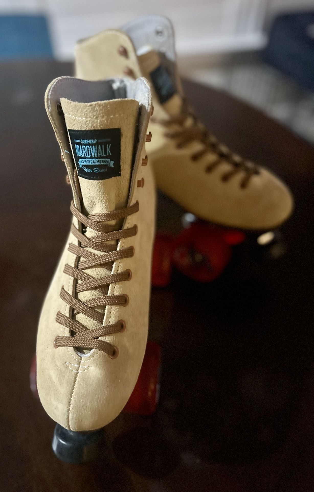 Sure Grip Tan Boardwalk Outdoor Roller Skates for Men & Women