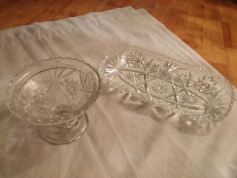 Set of Glass Candy Dishes