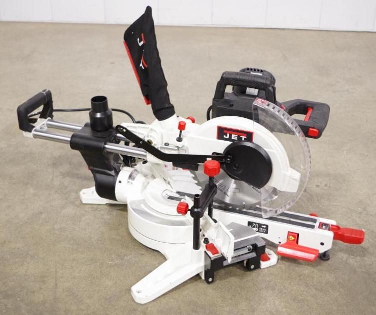 JET 10" Dual Bevel Sliding Compound Miter Saw w/ Laser & Light, M/N JMS-10X