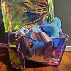 Holographic Beach Bag