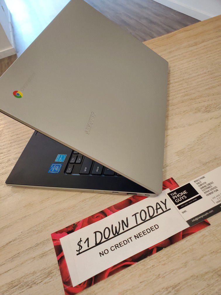 Samsung Galaxy Chromebook Go 14in Laptop - $1 Down Today - NO CREDIT Needed