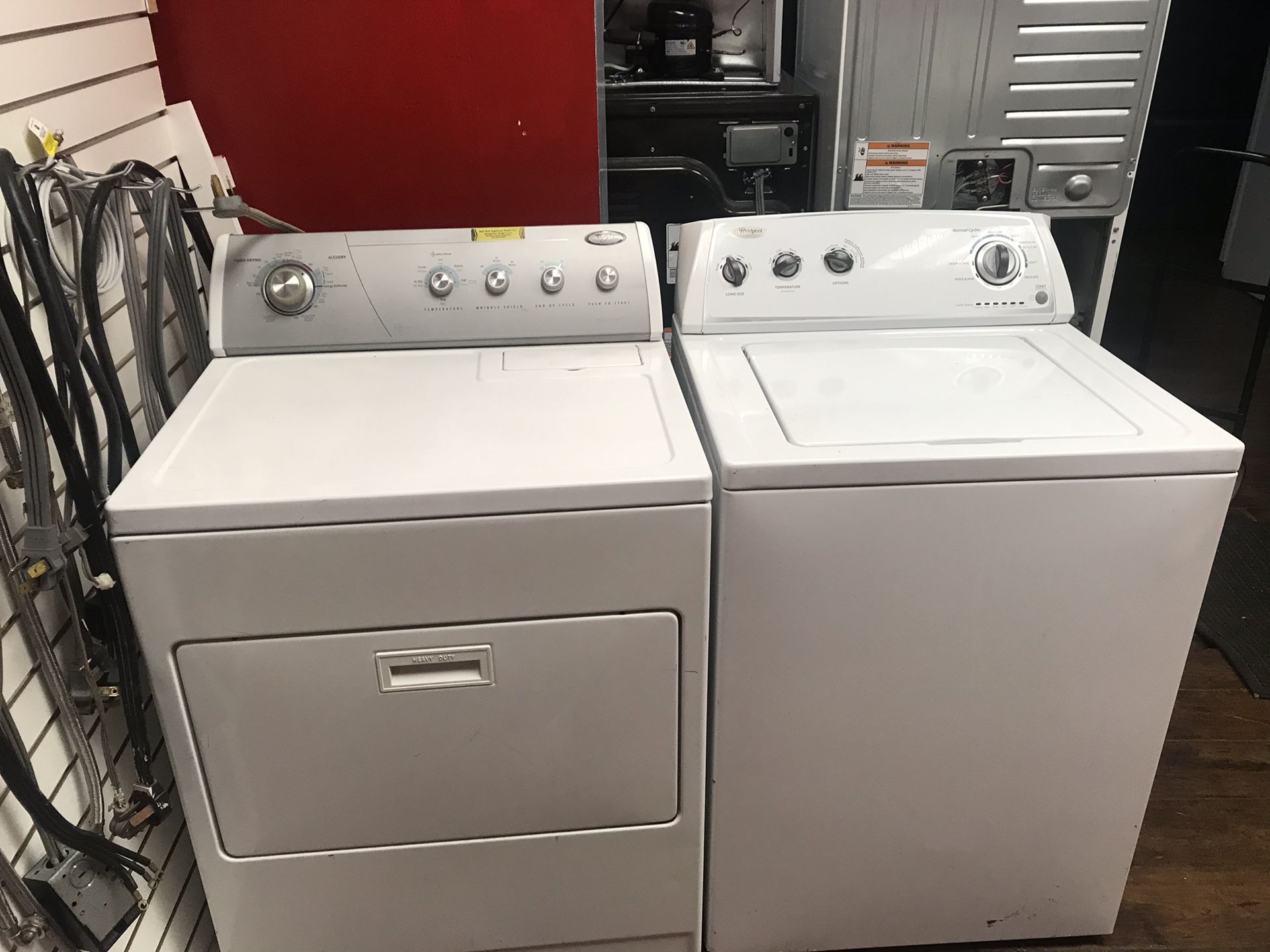 Whirlpool washer dryer