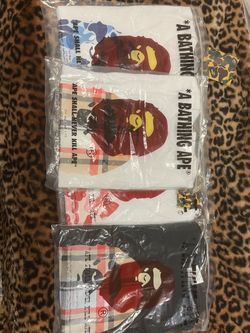 A Bathing Ape BAPE T-Shirts Lot of 4.  1.1 not real