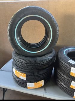 Brand new Travelstar UN106 All Season 155/80R13 79T Passenger Tire 155/80/13,White Wall 14mm(Tire Only) $70 Each 