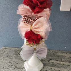  Baby Girl Headbands With Stand 