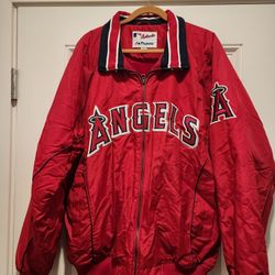 Vintage MLB Majestic Anaheim Angels Dugout Jacket Men's Size 2XL