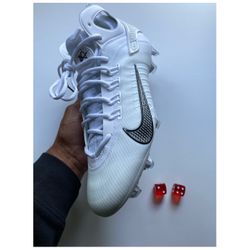 Nike Huarache 9 Elite LAX Lacrosse Cleats 'White' Men’s sz 13 NEW NO BOX!