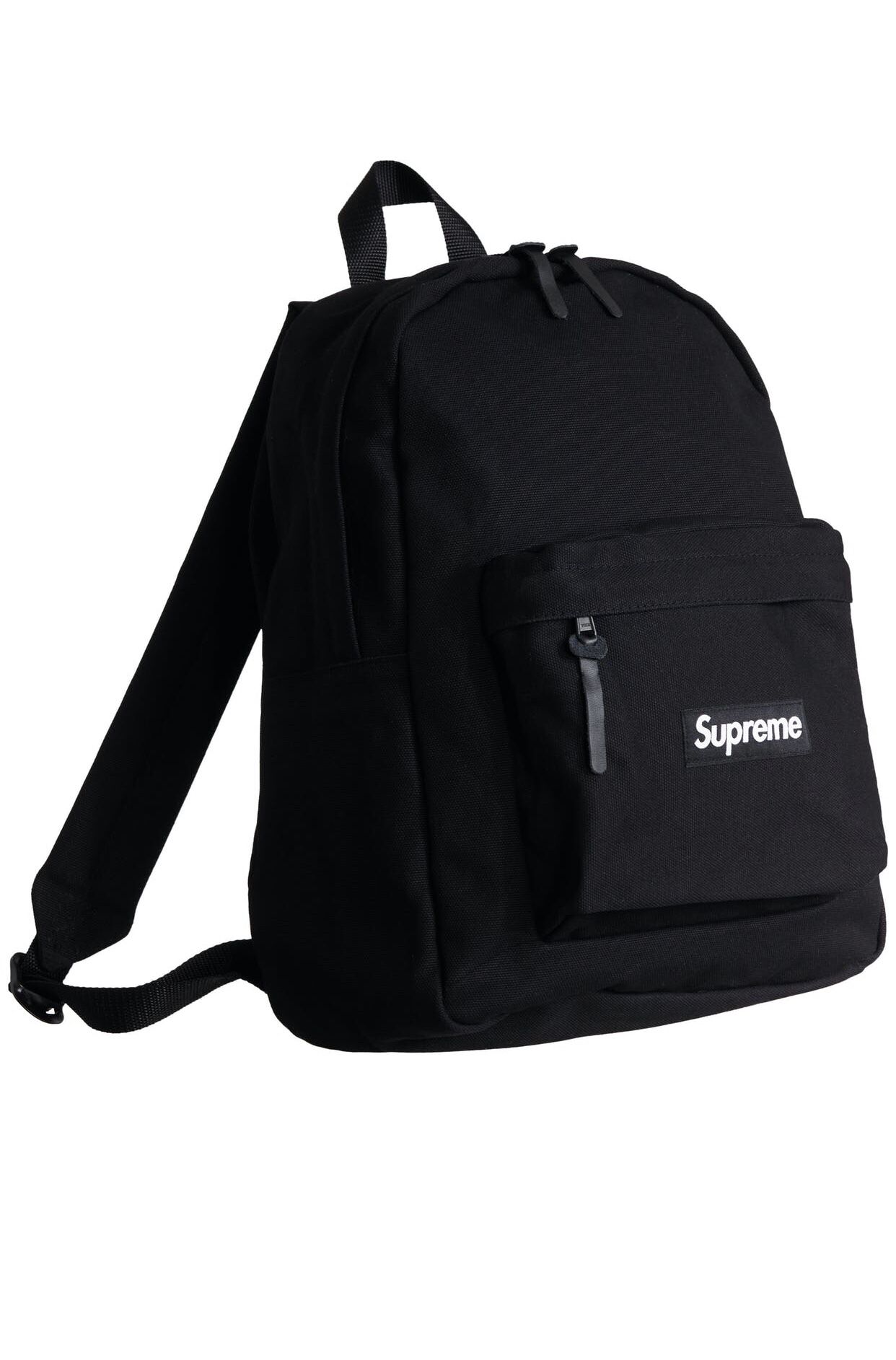 Supreme Canvas backpack white and black