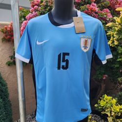 Uruguay Home Valverde Soccer Jersey 2025