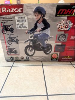 Kids  Razor electric dirt bike