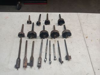 Milwaukee Irwin and Ridgid drill bits hole Saw tools