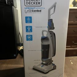 Black Decker Upright Series Vacuum. Brand New