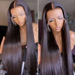 Straight 5 by 5 hair