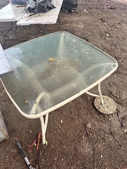 Patio table and chairs