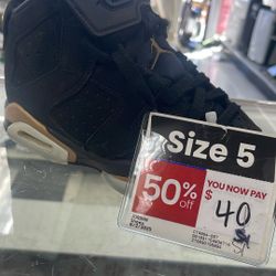 Size 5 Jordans 