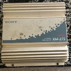 Sony XM-275 2/1 channel power amplifier