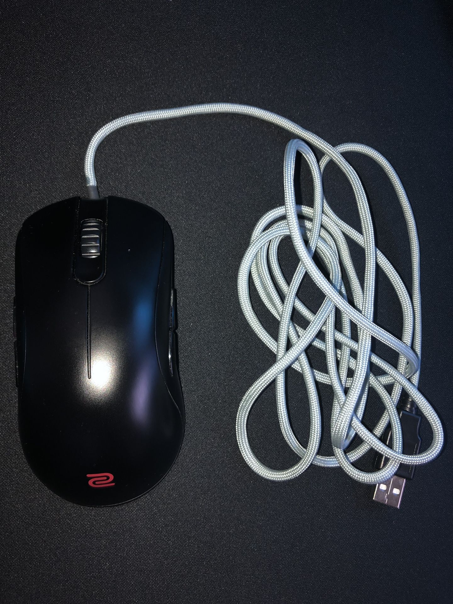 Mouse- Zowie ZA-12 With Hyperglides and Paracord