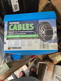 Peerless Passenger Tire Snow Cables PN# 0173355