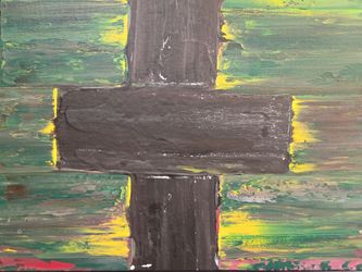 Acrylic painting by Frederick Agnew.