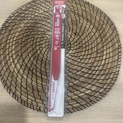 Diablo Demo Demon Carbide Teeth Reciprocating Saw Blades for General Purpose Cuts - 12" Length, 6/9 TPI, 3-Pack - DS1209CGP3